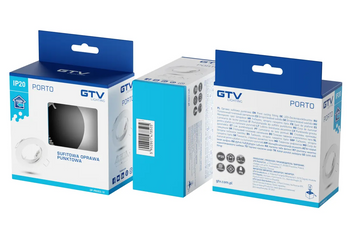 GTV Oprawa punkowa PORTO IP20 okrągła biała TYP 5514 OP-PROD3-10