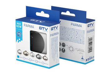 GTV Sufitowa oprawa punktowa PARMA, IP20, okrągła, chrom OP-PAST1-01