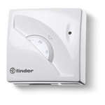 FINDER Naścienny termostat ON/OFF (+7...+30)C  1T.01.1