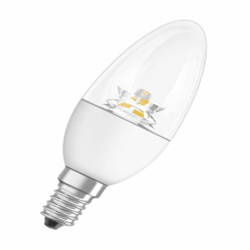 LEDVANCE Żarówka LED VALUE CLB świeczka 5W/865 odpowiednik 40W 470lm 6500K zimna biała E14 FR Mleczna