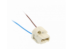 GTV Gniazdo G9 z przewodem, AC220-240V, max.100W 2x0,5mm2 12cm biały GZ-G90000-00