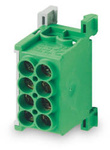 SIMET Złączka rozgałęźna zielona MAG25-2 4x25mm² 80A 400V