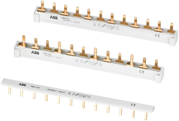 ABB Szyna łączeniowa 3-fazowa; 12 modułów (4 aparaty); długość: 212mm PSH 3/12    2CDL130001R1012