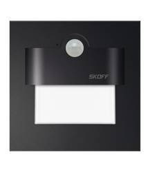 SKOFF Oprawa TANGO LED PIR Motion Sensor 1W 230V AC IP20 Czarny Mat