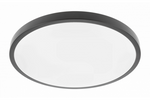 GTV Plafoniera ATOL LED, Ø400mm, 4000K, 32W, 2560lm, AC220-240V, 50/60 Hz, PF>0,9, IP54, black, 3y