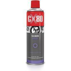 CX80 SILIKON SPRAY 500ML Bezbarwny smar do tworzyw sztucznych  i gumy