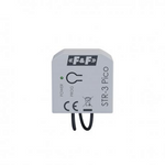 F&F Miniaturowy sterownik rolet do silników AC U=230V AC Styk: 3A/AC-1; 1,5A/AC-3 STR-3 Piko