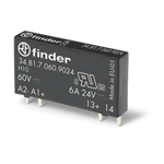 FINDER Przekaźnik wąski serii 34: 1 Z; 6 A; 24V DC 34.81.7.024.9024