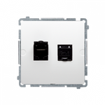 Gniazdo komputerowe 2x RJ45  BM62.01/11