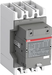 ABB Stycznik AF205-30-00-33 3-polowy Moc znamionowa AC-3: 110kW Prąd roboczy AC-3: 205A Napięcie cewki: 100-250V AC/DC z wbudowanym interfejsem do sterownika PLC