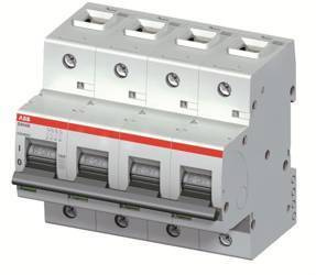 ABB Wyłącznik nadmiarowo-prądowy serii STANDARD 4-polowy C 100A 10kA S804B-C100