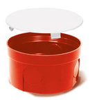Puszka końcowa podtynkowa PO-80F PRO Ø80 x głęb. 50 mm pomarańczowa 0283-00