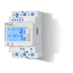 FINDER Licznik energii 3 fazowy 80 A 230/400V AC ModBus, wyj. Impulsowe, progr. NFC, MID