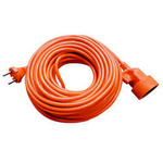 Przedłużacz ogrodowy 2x1 mm² długość 10m pomarańczowy PO-ST/10M/2X1/OMY