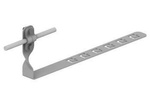 AN-KOM Uchwyt dachówkowy skręcony regulowany Z-śruba L=28cm, H=10 cm AN-28KL/OG/-N
