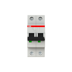 ABB Wyłącznik nadmiarowo-prądowy serii STANDARD 2-polowy B 6A 6kA S202-B6   2CDS252001R0065