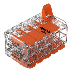 WAGO Złączka instalacyjna otwierana 10-przewodowa do linek i drutów 0,5-4 mm² 32A 221-420