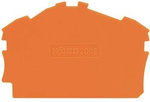 TOPJOBS Ścianka końcowa/wewnętrzna gr. 0,8mm pomarańczowa do serii 2002 3-przewodowa 2,5 mm² (4 mm²)