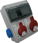 SEZ Rozdzielnica1x16A 5p, 1x32A 5p, 2x230V, 8 mod. ROS 8 / x-21.2/A