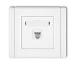 Gniazdo telefoniczne pojedyncze Biały Flexi - FGT-1