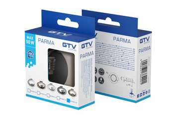 GTV Sufitowa oprawa punktowa PARMA, IP20, okrągła, patyna OP-PAST1-30