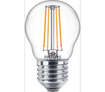Żarówka LED Philips CorePro lustre 5,5-40W E27 827 470lm P45 Biała ciepła przeźroczysta