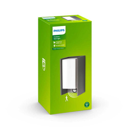 PHILIPS myGarden Kinkiet zewnętrzny Bridge 1x15W E27 antracytowy (bez źródła światła)