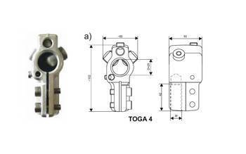 Zacisk tr. Toga-4/M12