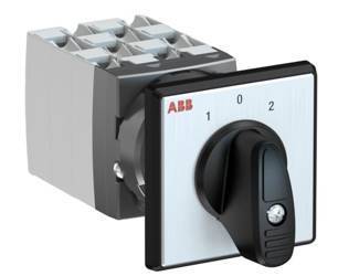 ABB Przełącznik krzywkowy OC25 I=25A 1-0-2, przełączny, 6-stykowy OC25G06PNBN00NURR3
