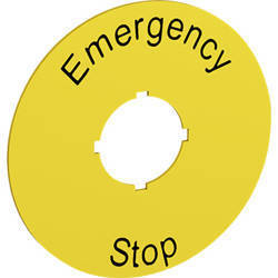 ABB Tabliczka z opisem "Emergency STOP"  1SFA616915R1005