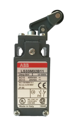 ABB Wyłącznik krańcowy LS33M32B11, dźwignia z rolką, podejście kablowe: M20x1,5, obudowa metalowa szerokość: 30mm, IP66
