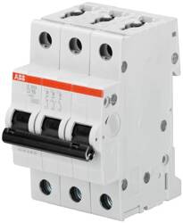 ABB Wyłącznik nadmiarowo-prądowy serii STANDARD 3-polowy D 16A 6kA S203-D16  2CDS253001R0161