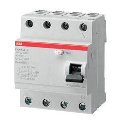 ABB Wyłącznik różnicowo-prądowy serii HOME FH204-AC-40/0,3; 4-polowy; typ AC; I=40A; In= 300mA   2CSF204003R3400