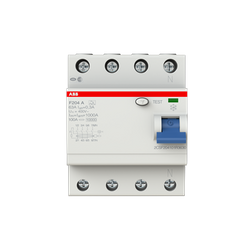 ABB Wyłącznik różnicowo-prądowy serii STANDARD F204-A-63/0,3; 4-polowy; typ A; I=63A; In=300mA