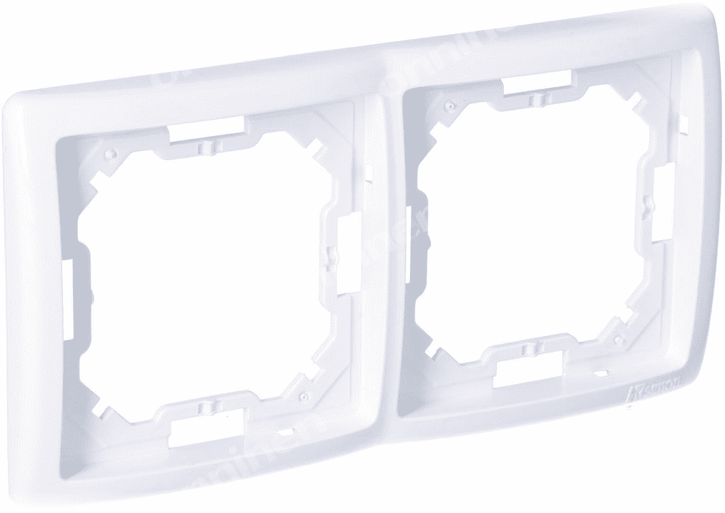 BASIC MODUŁ ramka podwójna biała BMR2/11
