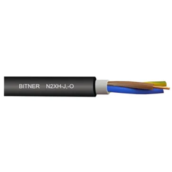 Bezhalogenowy kabel energetyczny i sterowniczy N2XH-J 3X1,5 mm² RE 0,6/1kV