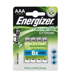 ENERGIZER Akumulator Extreme AAA R03 800mAh 4 sztuki; E300624400