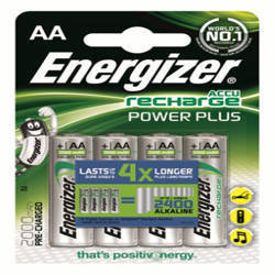 ENERGIZER Akumulator Power Plus AA R6 2000mAh 4 sztuki;  E300626700