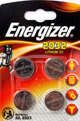 ENERGIZER Bateria specjalistyczna CR2032 3V 4 sztuki; E300830101