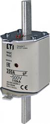 ETI Wkładka topikowa przemysłowa szybka WT-2/gF 200A 500V  004139398