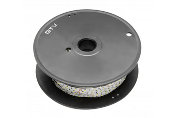 GTV Taśma Flash 2835, 60LED/m, zimny biały, 30W/5m bez żelu 8mm, Rolka 50m, 12V LD-2835-300-20-ZB-50