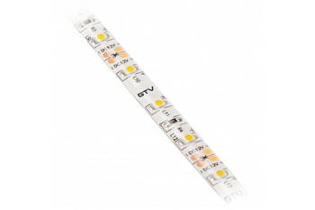 GTV Taśma Flash 3528, 300 LED neutralny biały, 24W 4,8W/mb, wodoodporna 8mm, Rolka 5m, 12V