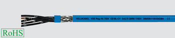 HELUKABEL OZ-BL-CY 7X1 QMM KABEL ELASTYCZNY 300/500V NIEBIESKI DO STREF EX EKRAN.