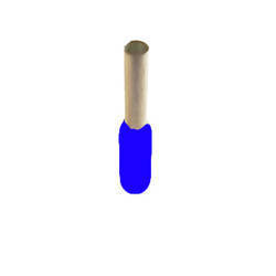 Końcówka kablowa izolowana Al 50-20 niebieska ( 50 sztuk )