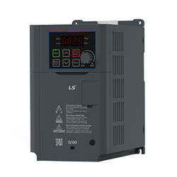 LG Przemiennik częstotliwości LS Electric serii G100; 3-fazowy; moc 7,5kW(16A)/11kW(23A); filtr EMC: IC3; 0-400Hz; Modbus RTU/RS485 (wbudowane); LV0075G100-4EOFN