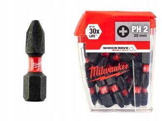 Milwaukee Bit udarowy Shockwave Impact Duty PH2 x 25mm (25 sztuk)
4932430853