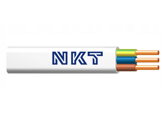 NKT Przewód instalacyjny płaski YDYp 3x1 mm²  500V