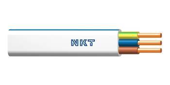 NKT Przewód instalacyjny płaski YDYpżo 3x2,5 mm² 450/750 NKT instal PLUS