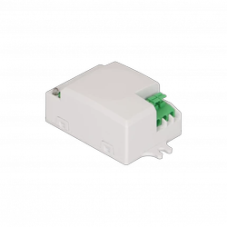 ORNO Mikrofalowy czujnik ruchu mini , 360/180° z regulacją zworkową czasu, zasięgu i natężenia oświetlenia IP20, 1200W OR-CR-229