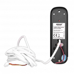 ORNO Zestaw wideodomofonowy bezsłuchawkowy, kolor, 7" LCD, pin hole, pamięć, z czytnikiem breloków zbliżeniowych, czarny, ARCUS RFID